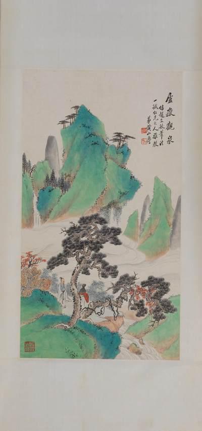 近现代书画专场（五） - 黄山寿 庐岳观泉