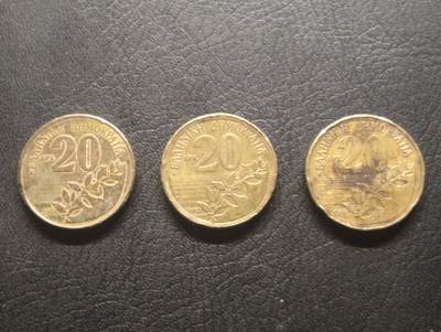 荟藏特别场次第十期——“社长的硬币堆” - 希腊20德拉克马批量三个