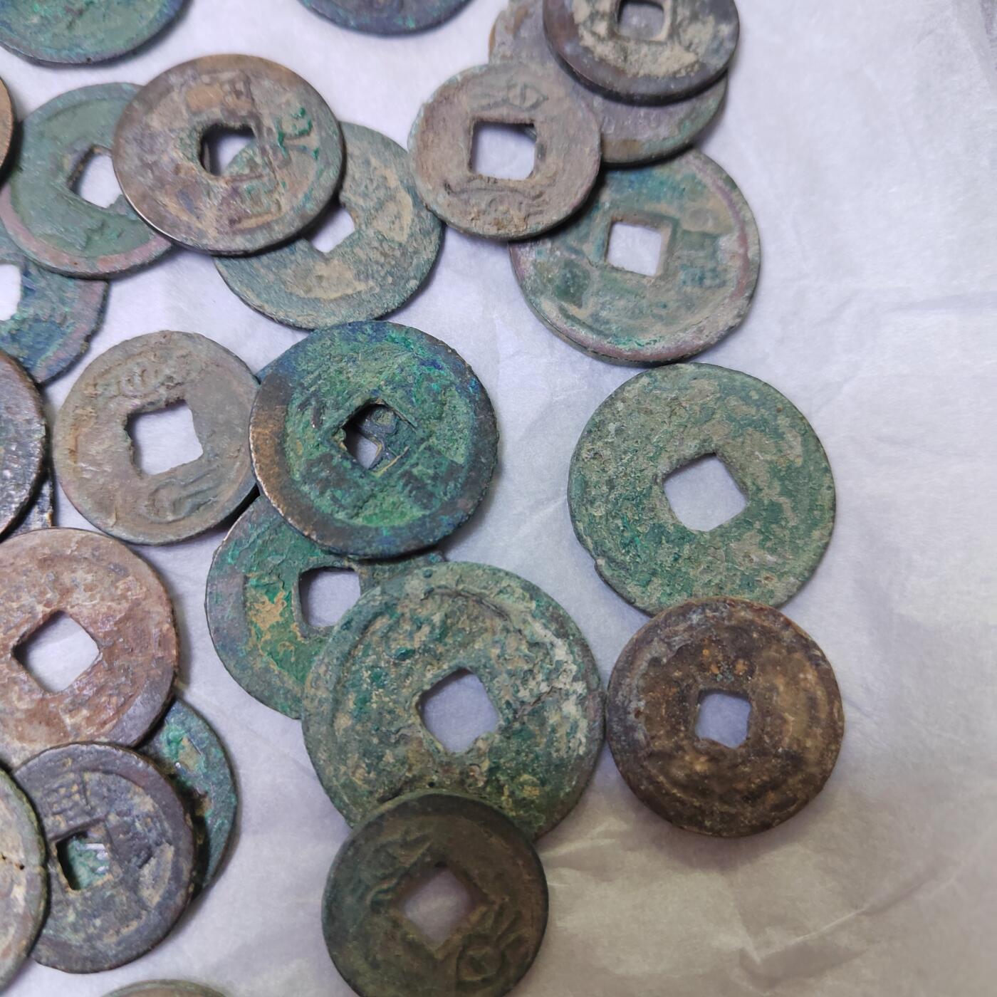 PCAI钱币  20-782 古钱铜元小专场 80枚古钱币 通货