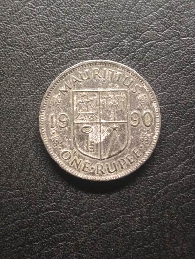 荟藏特别场次第十期——“社长的硬币堆” - 毛里求斯1990小版1卢比