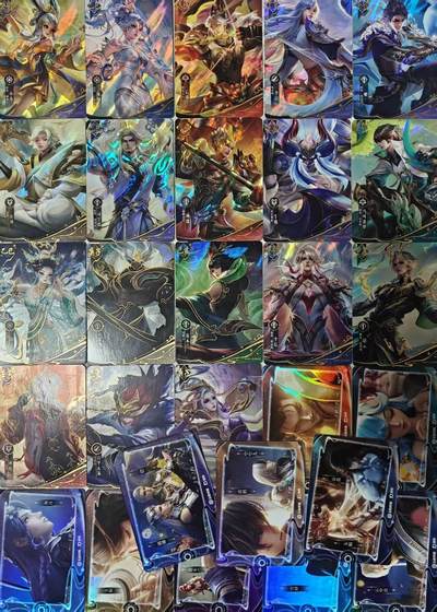 龙虎卡牌-七九场（满200元包邮，无佣金，每周六结拍，欢迎送拍） - 28张不重复  卡游十周年王者荣耀