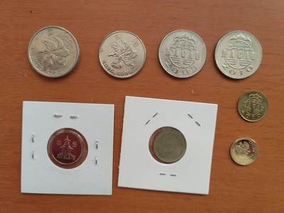 硬币专场260322场 - 杂币一堆8枚，品相如图！