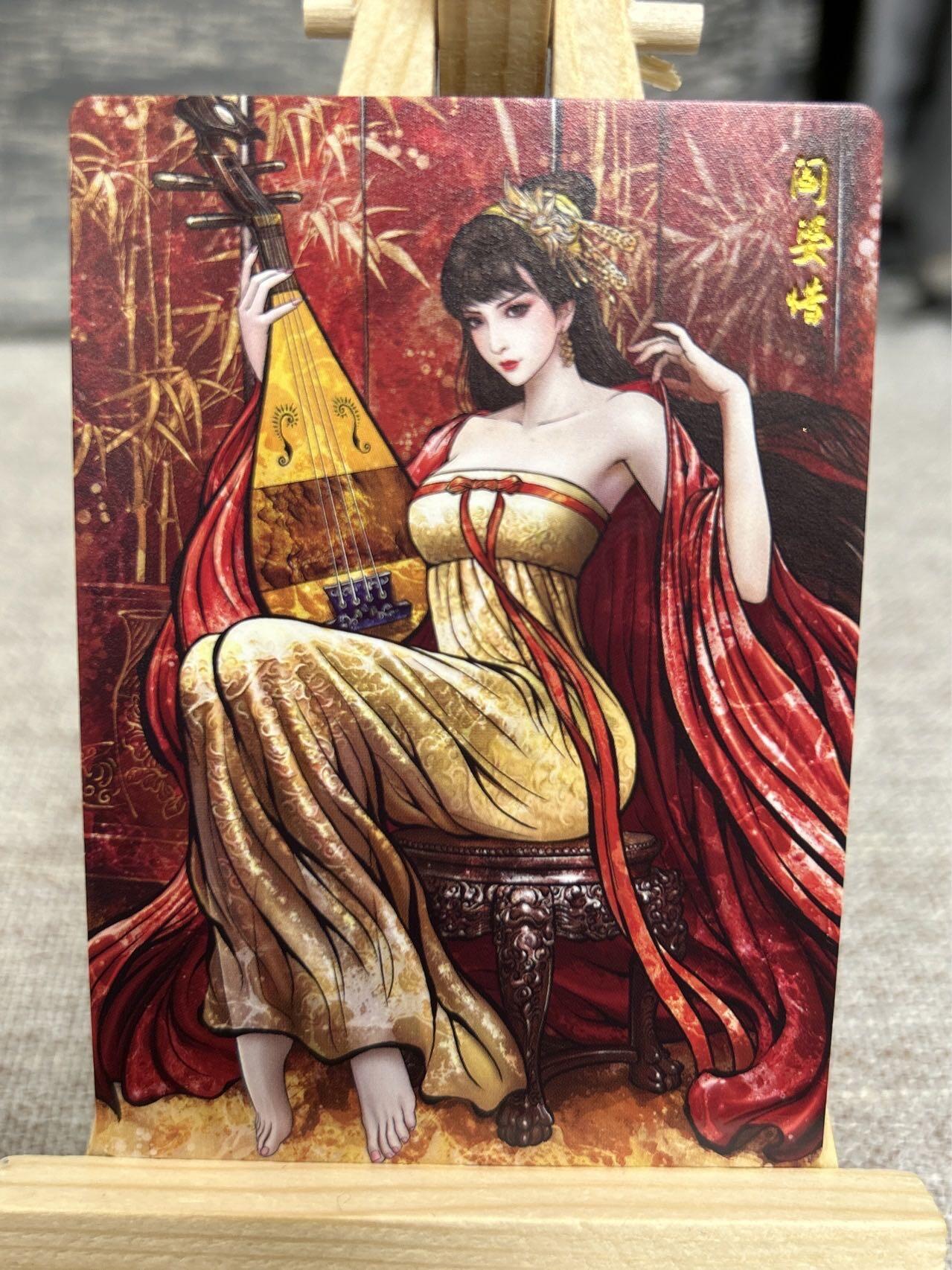 喜灰玩卡拍卖第五期，接拍品0佣金，欢迎送拍，释放现金流，让自己有资金可以购买更多喜欢的卡牌，让别的卡友能淘到更多心仪的卡牌 齐卡张建东水浒 精雕普卡 特卡一组12张 扈三娘、仇琼英、张贞娘、阎婆惜原画、水墨、线稿