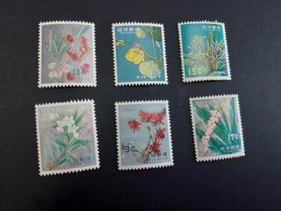 博彦收藏    3月25日 8点 外国邮票专场 - 琉球邮票 6枚，上品