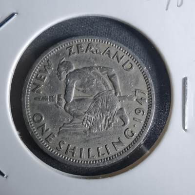 沼泽如烟--第1027场 - 新西兰1947年1先令