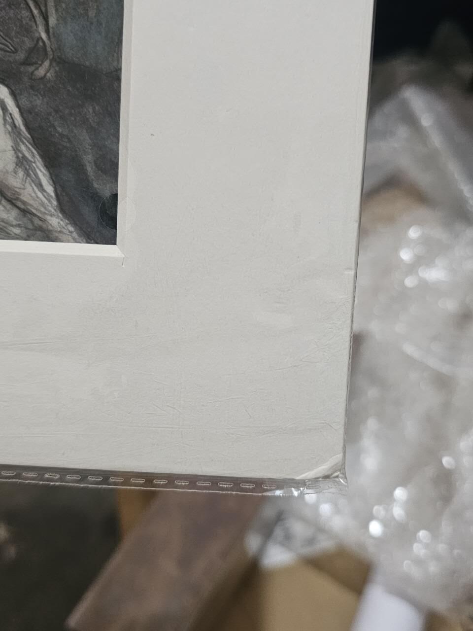 龙虎卡牌-七九场（满200元包邮，无佣金，每周六结拍，欢迎送拍） 【亲签 签绘】A4版画 秦嘉裕 - 二郎真君 (背面亲签签绘，如图4 5 6 边角有略微折角瑕疵，介意勿拍)