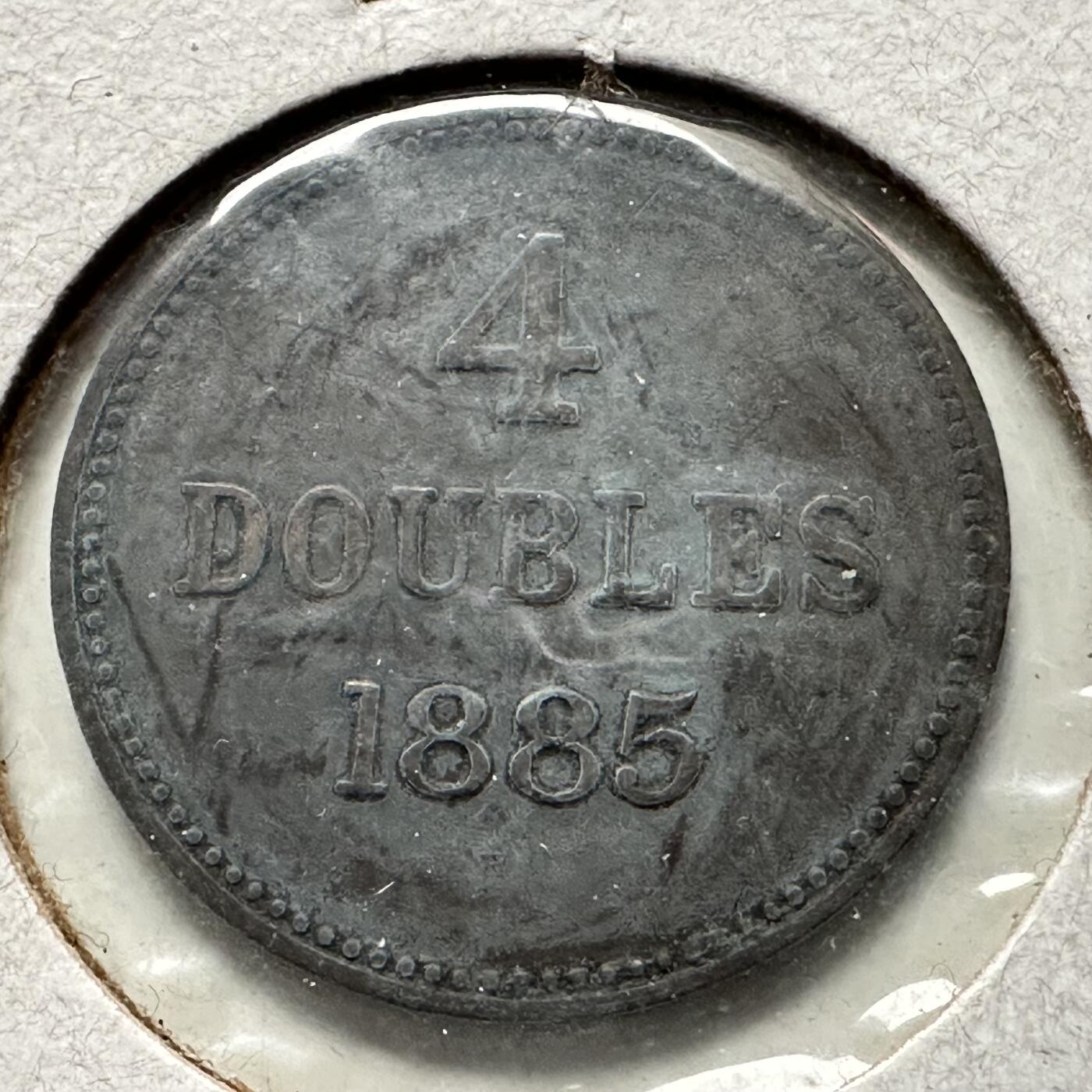 🌹外币初藏🌹🐯2026年第32场   每周二四六晚8️⃣点 接代拍 根西岛 1885年  4道布 