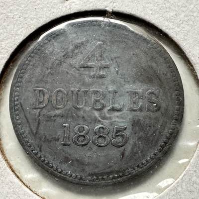 🌹外币初藏🌹🐯2026年第32场   每周二四六晚8️⃣点 接代拍 - 根西岛 1885年  4道布 