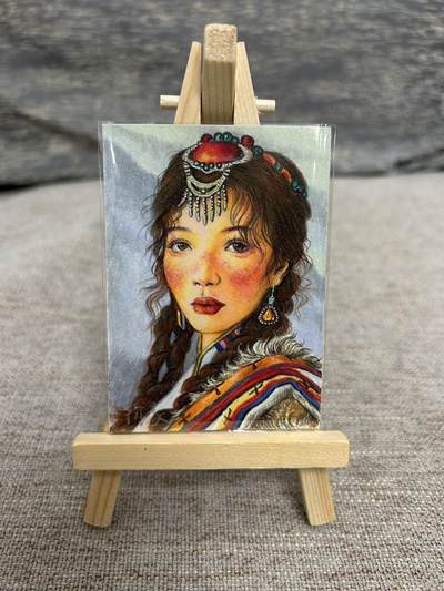 喜灰玩卡拍卖第五期，接拍品0佣金，欢迎送拍，释放现金流，让自己有资金可以购买更多喜欢的卡牌，让别的卡友能淘到更多心仪的卡牌 - 【手绘】乐联文创 阿豪 手绘卡 1/1