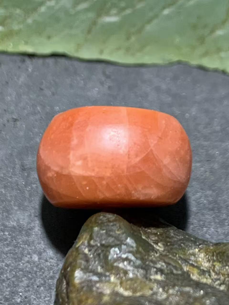 亚光保山南红玛瑙通货墩子一个，