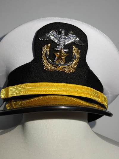 蜀地medal徽章收藏 春季精品拍场 - 韩军 海军军校生礼服大檐帽