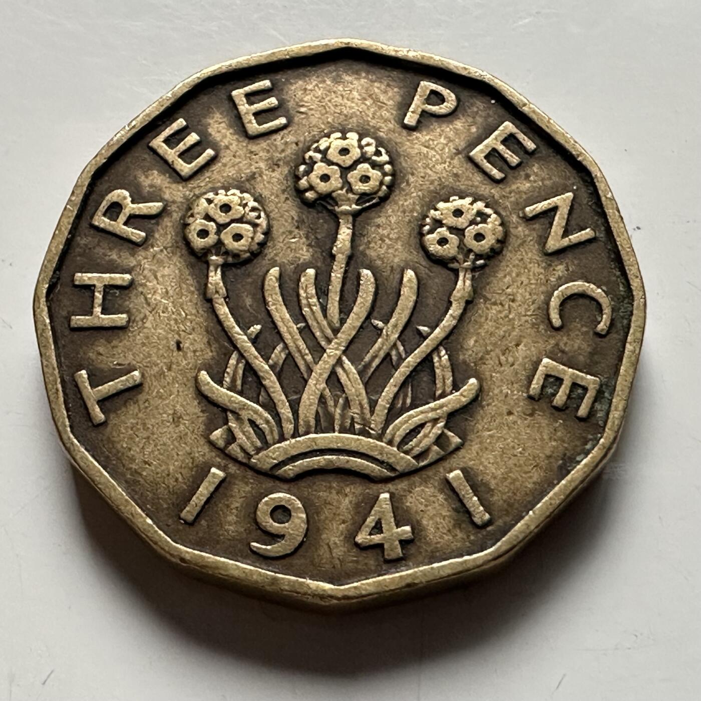 🌹外币初藏🌹🐯2026年第32场   每周二四六晚8️⃣点 接代拍 英国 1941年 3便士 