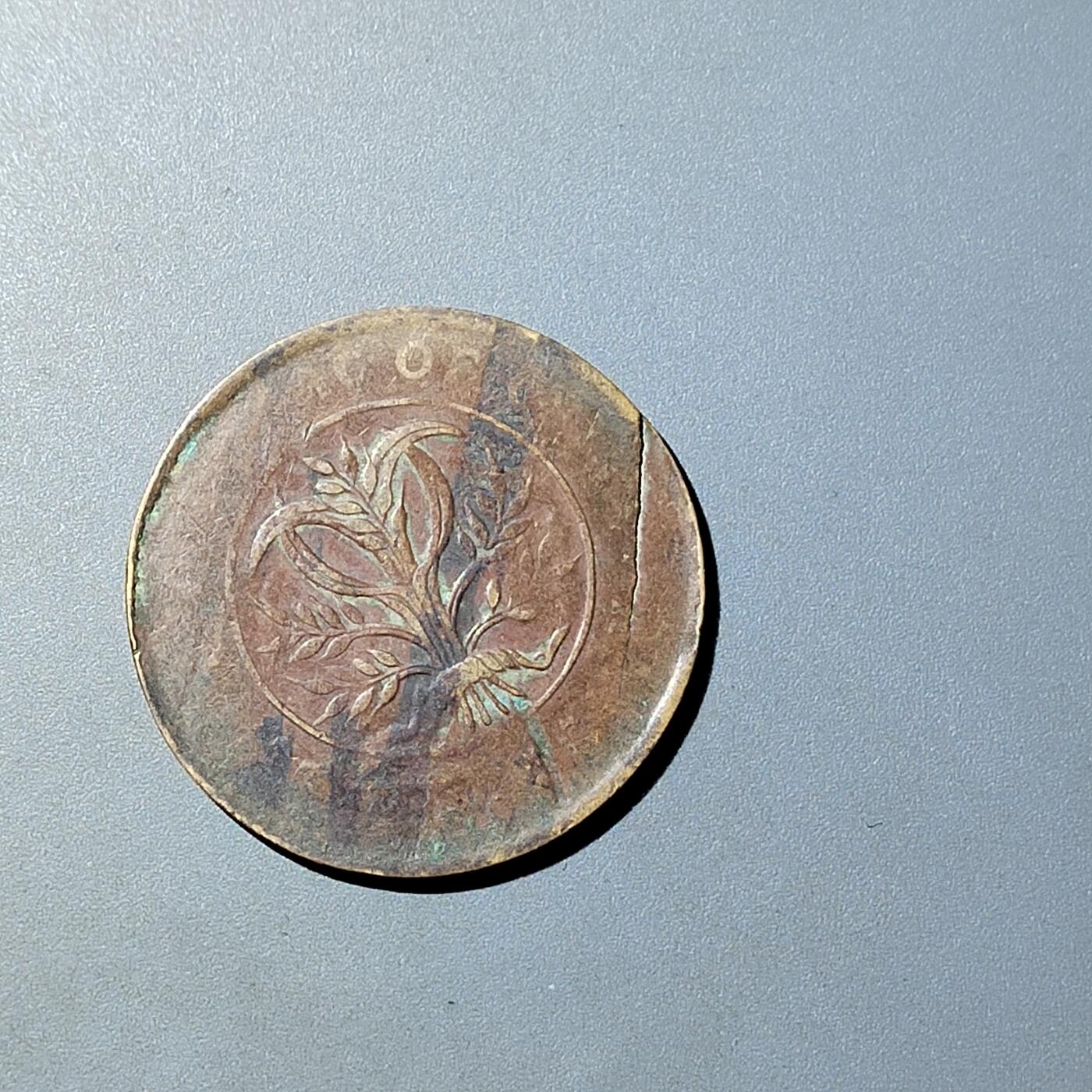 PCAI钱币  20-782 古钱铜元小专场 双𣄃二十文