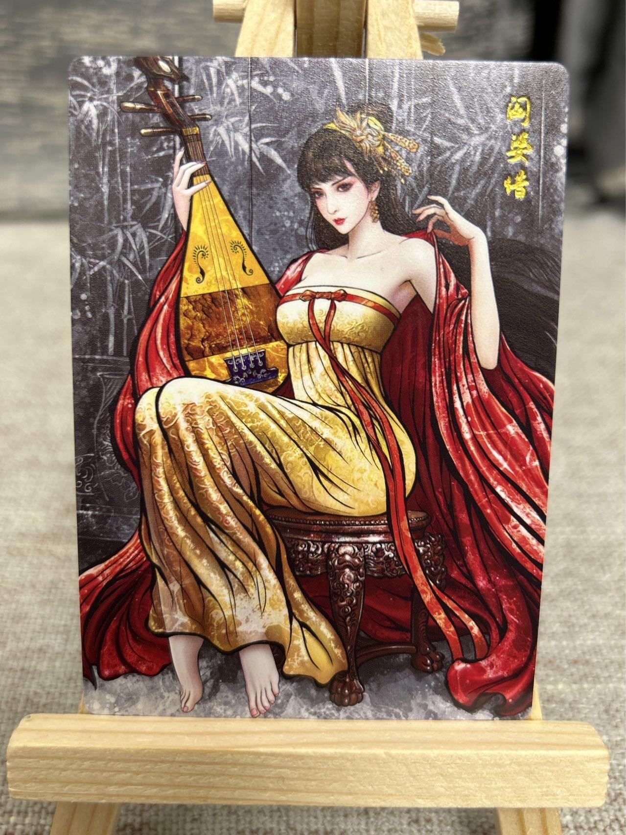 喜灰玩卡拍卖第五期，接拍品0佣金，欢迎送拍，释放现金流，让自己有资金可以购买更多喜欢的卡牌，让别的卡友能淘到更多心仪的卡牌 齐卡 张建东水浒 特卡一组：扈三娘、仇琼英、张贞娘、阎婆惜原画、水墨、线稿、一组12张 精雕普卡