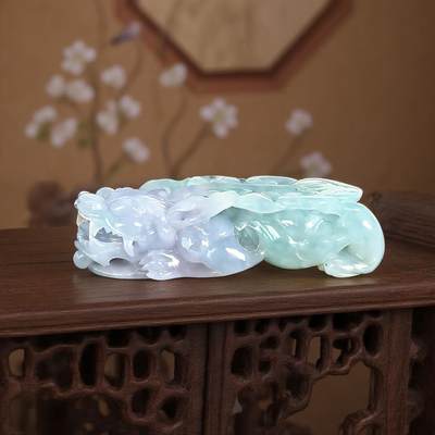 碧月说宝.君子怀瑾·当代和田玉清风专场(四) - 翡翠貔貅挂件