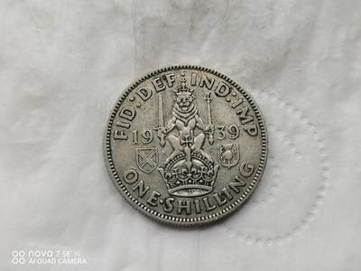 银币 - 1939年英国1先令银币