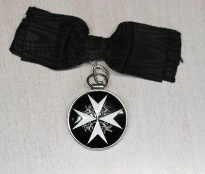 大猫徽章拍卖 第290期 - 骑士级圣约翰勋章 女版 银质珐琅