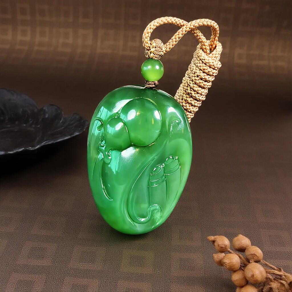 碧月说宝.君子怀瑾·当代和田玉清风专场(四) 老坑碧玉财神