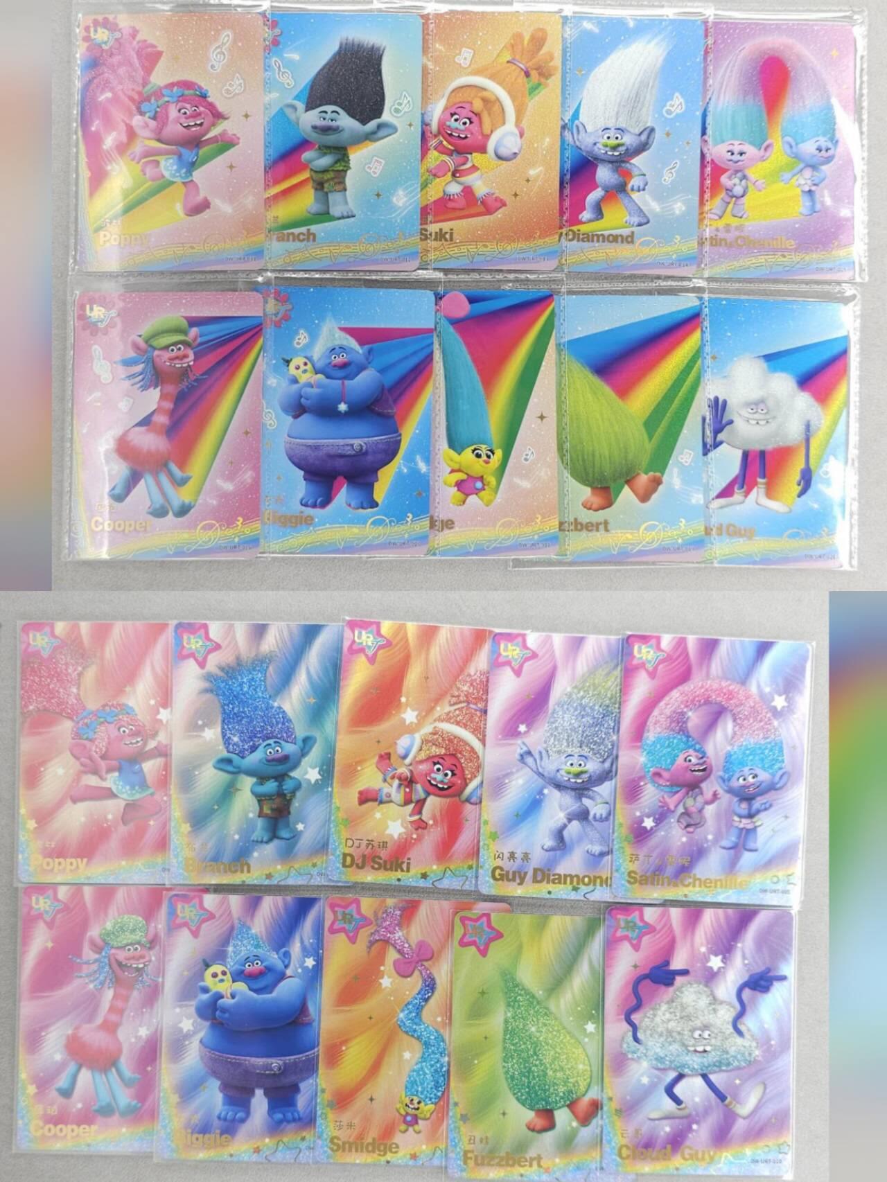 龙虎卡牌-七九场（满200元包邮，无佣金，每周六结拍，欢迎送拍） 20张全 卡游梦工厂一-二弹 URT魔发精灵 一套 