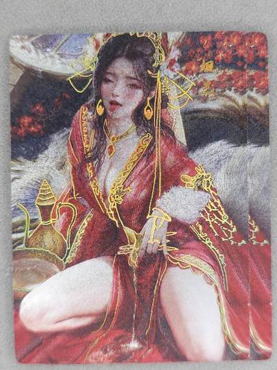 龙虎卡牌-七九场（满200元包邮，无佣金，每周六结拍，欢迎送拍） - 冷烫粗闪2张 星宿文创 魅玄鉴 - 苏妲己 二渐变