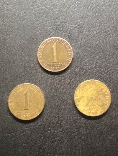 荟藏特别场次第十期——“社长的硬币堆” - 奥地利1先令批量三个