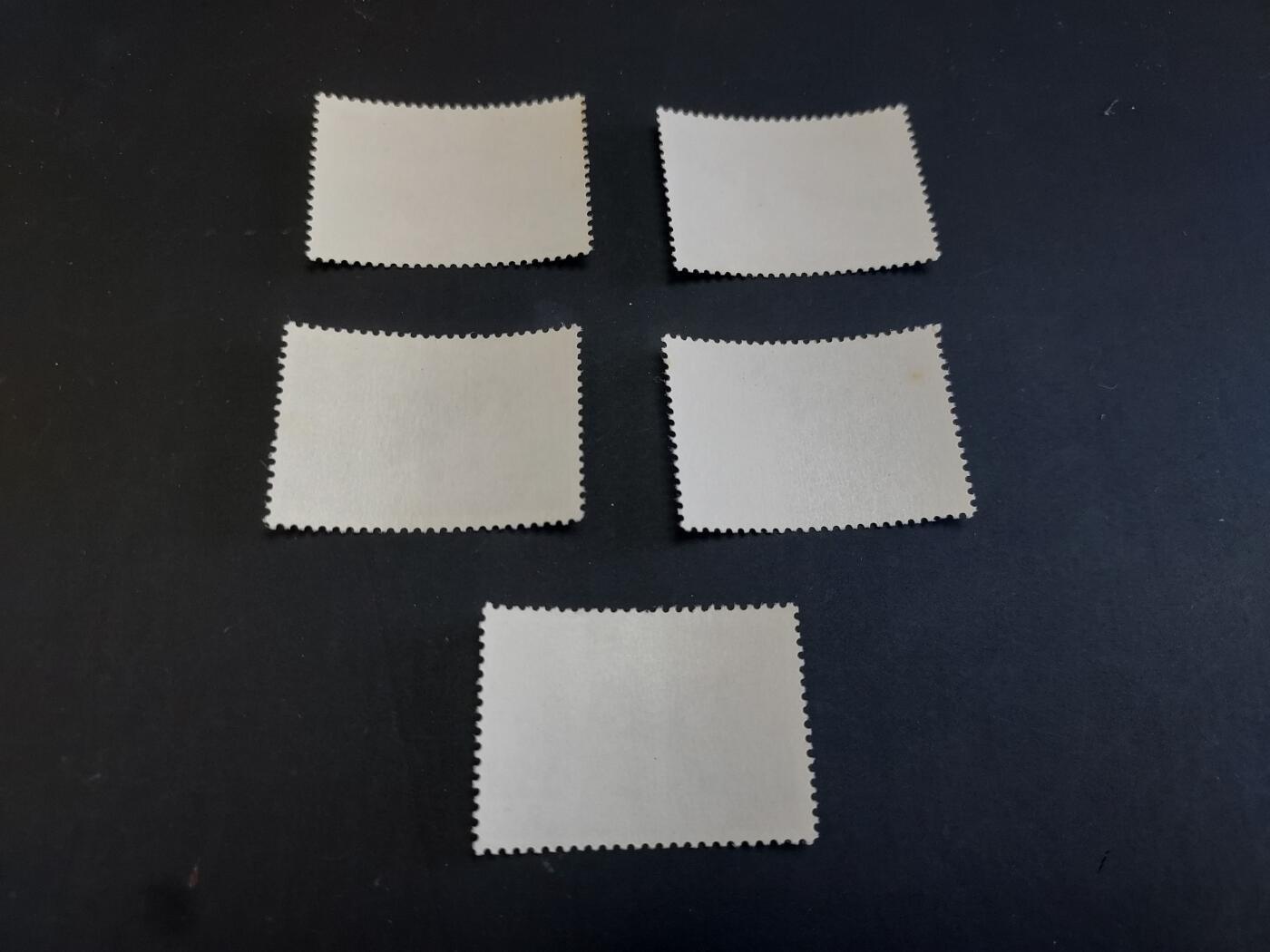 博彦收藏    3月25日 8点 外国邮票专场 琉球邮票 5枚，上品