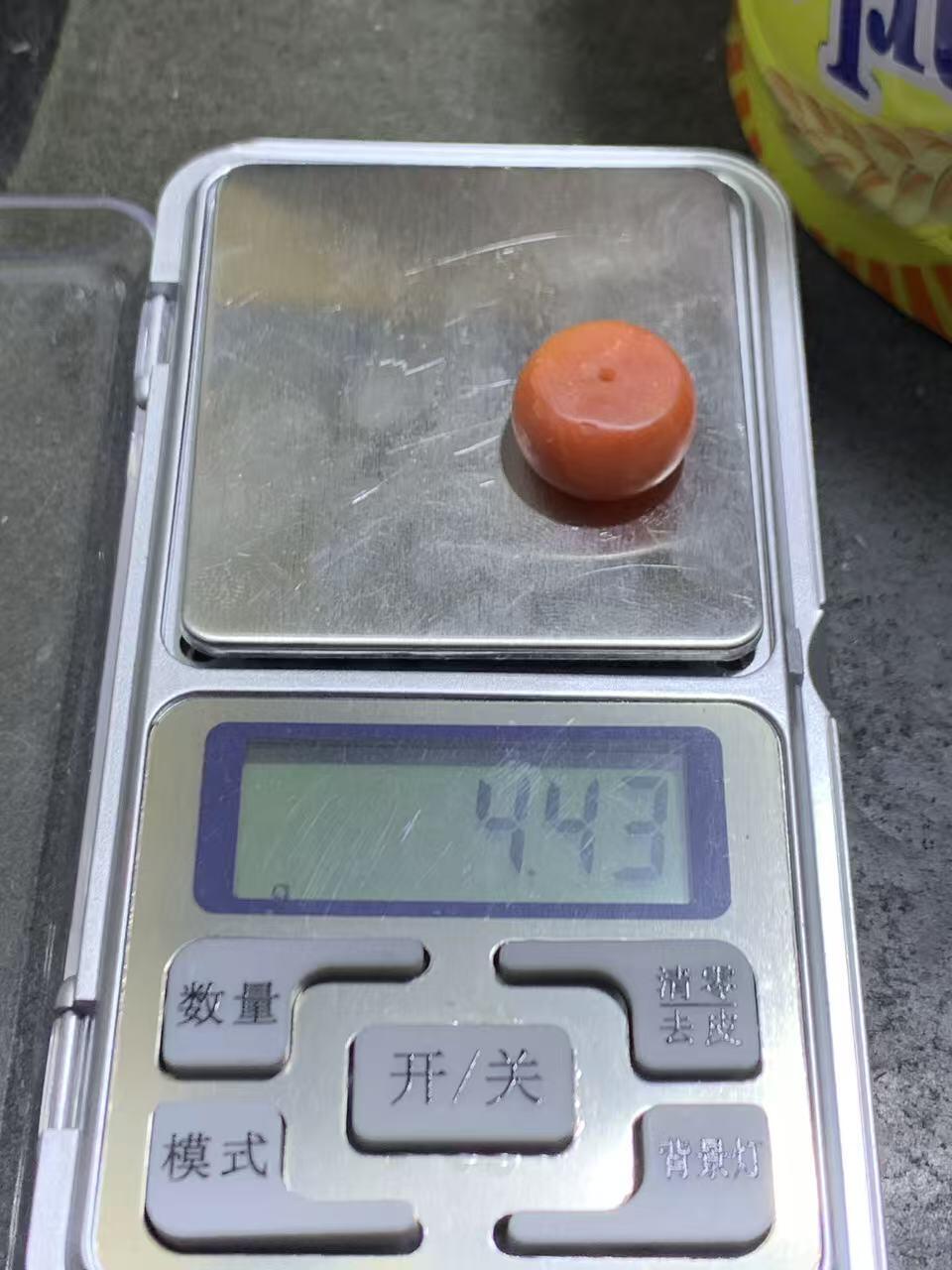 亚光保山南红玛瑙通货墩子一个，