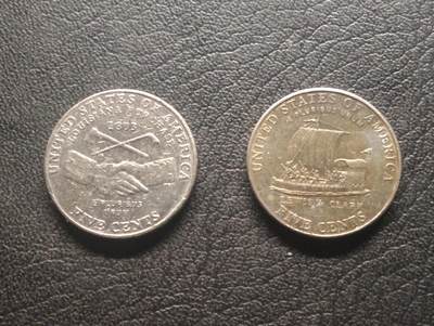 荟藏特别场次第十期——“社长的硬币堆” - 美国5分纪念币批量两个