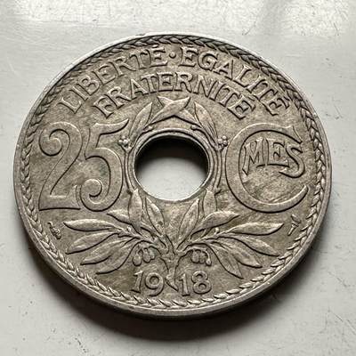 🌹外币初藏🌹🐯2026年第32场   每周二四六晚8️⃣点 接代拍 - 法国1918年25分