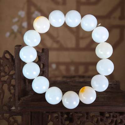 碧月说宝.君子怀瑾·当代和田玉清风专场(四) - 和田玉圆珠手串