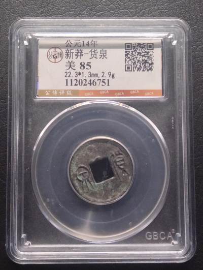 荟藏特别场次第九期——“社长的硬币堆” - 新莽货泉 公博85分