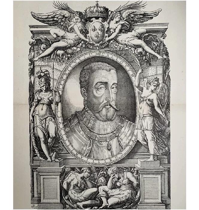 【艺术】法国艺术大章1900年前后 亨利二世高浮雕精制超大铜章 60MM