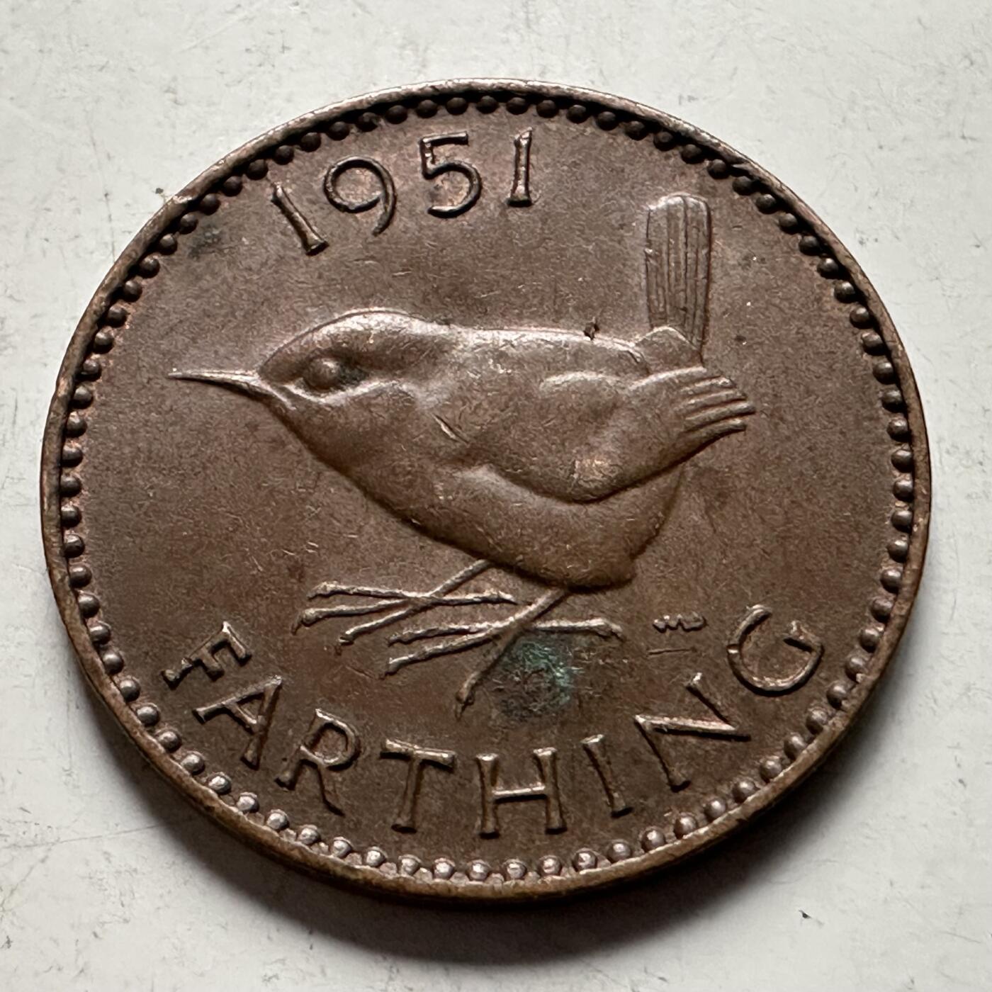 🌹外币初藏🌹🐯2026年第32场   每周二四六晚8️⃣点 接代拍 英国 1951年 一法新 b