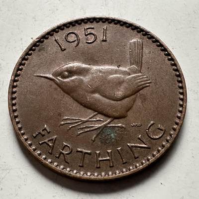 🌹外币初藏🌹🐯2026年第32场   每周二四六晚8️⃣点 接代拍 - 英国 1951年 一法新 b