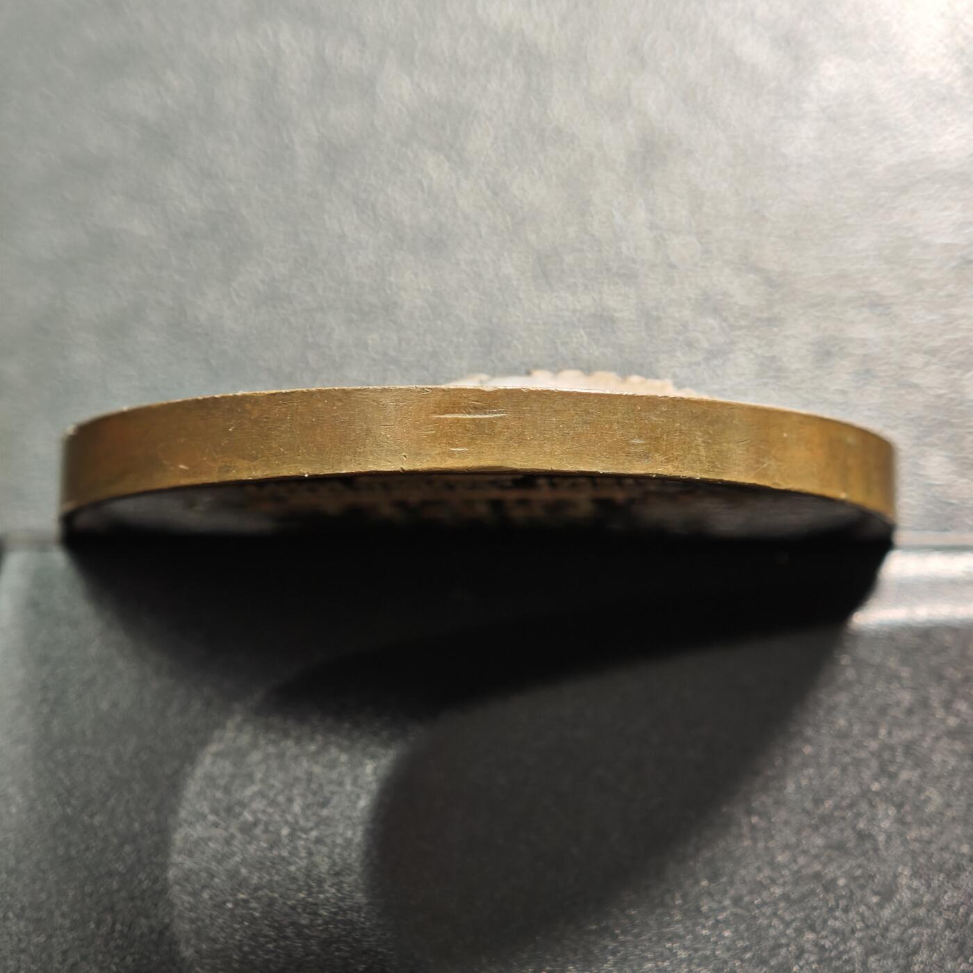 【德藏】世界币章拍卖第168期（拍品征集中~欢迎藏友联系） 1818年 法国欧洲宗教改革家约翰·加尔文高浮雕纪念铜章 直径约：39.6mm；重约：37.4g