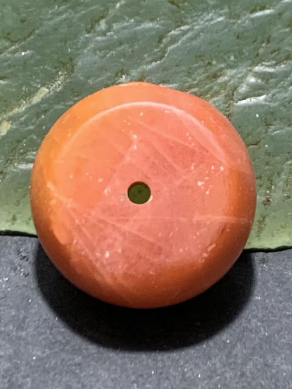 亚光保山南红玛瑙通货墩子一个，