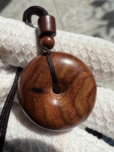 零元拍：海南黄花梨平安扣：33.5/12.5MM - 零元拍：海南黄花梨平安扣：33.5/12.5MM