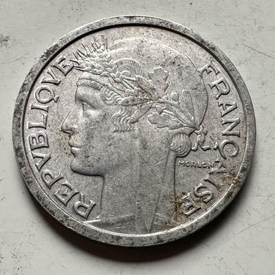 🌹外币初藏🌹🐯2026年第32场   每周二四六晚8️⃣点 接代拍 - 法国1945年一法郎