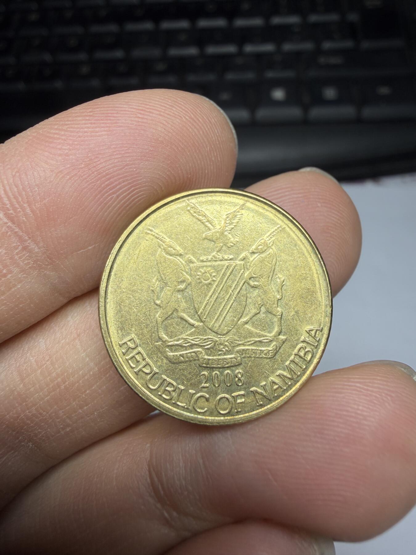 2026年集古藏今外币拍卖第三期-第6场—（总第316拍），可以寄存60天，满160元包邮。 2008年纳米比亚1元