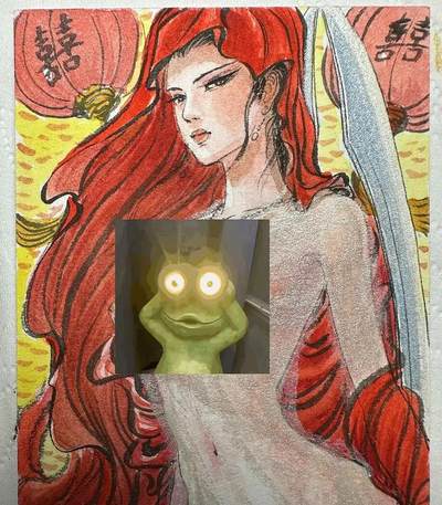 阳大大卡牌拍卖第105期（持续收拍品，周五晚上九点截拍，进群福利早知道） - 【三娘】昆仑万象 一泡钟馗故事 权迎东 嫁衣三娘 薄纱版（宝贝默认寄存，第一时间发货）