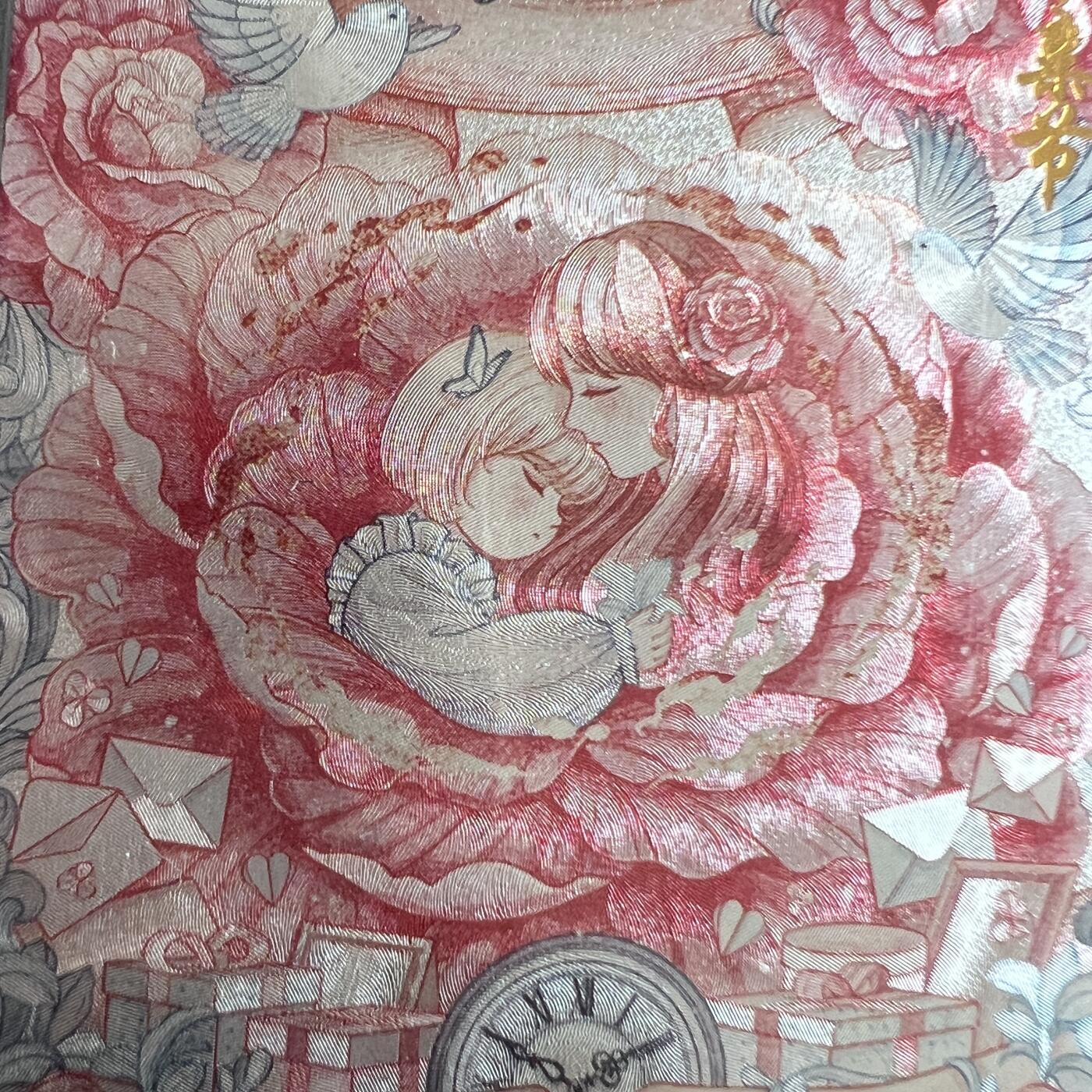 锦色铺子的潮玩第八期 🌸🌸🌸🌸 🌸🌸   可可瑞听 国潮节日系列 母亲节  插画师：yanzi 粗闪+普卡 各一