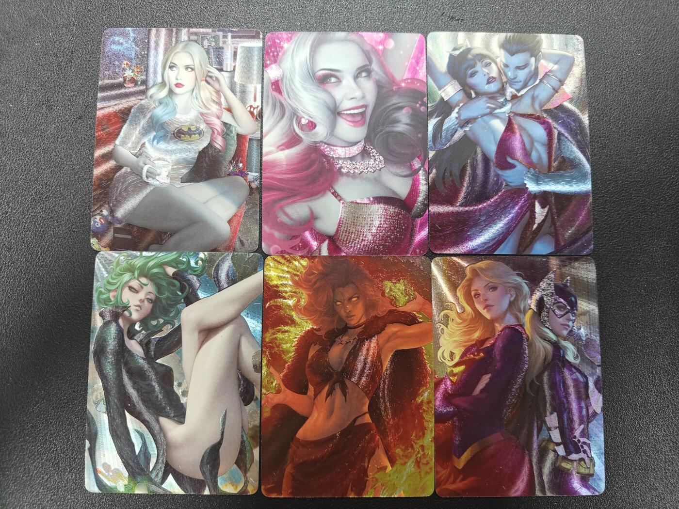 天玑星卡拍第181期《3.26周四截拍》持续收拍收评中 满赠卡需备注 燎原卡牌 ACG美女 粗闪 六张 自制卡