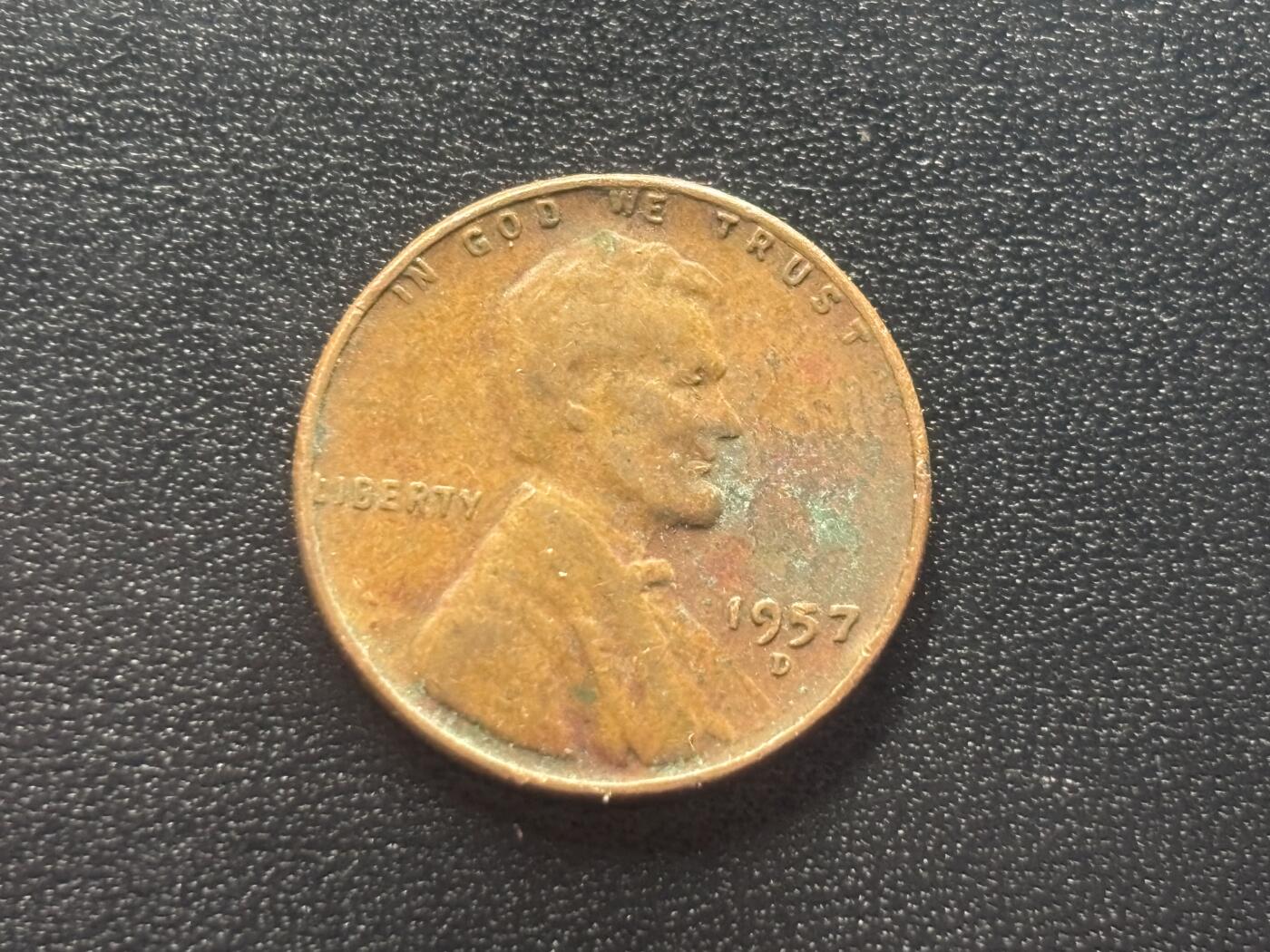 邮泉阁限时拍卖第四十三场（硬币在国外。请付邮费6元。） 美国1957年1分D版