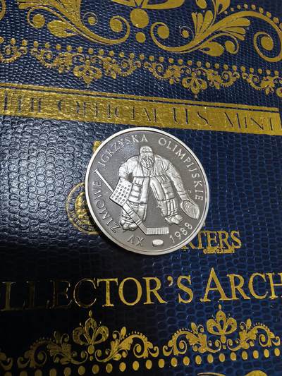 长老汇马年精选第十二场拍卖 - 1987波兰冬奥500兹罗提精制银币，16.5克750银，克书40美金