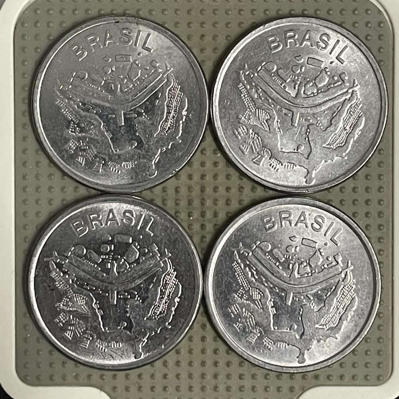 2026年第36场各国散币拍卖（总第186场） 巴西50克鲁泽4枚不同年份