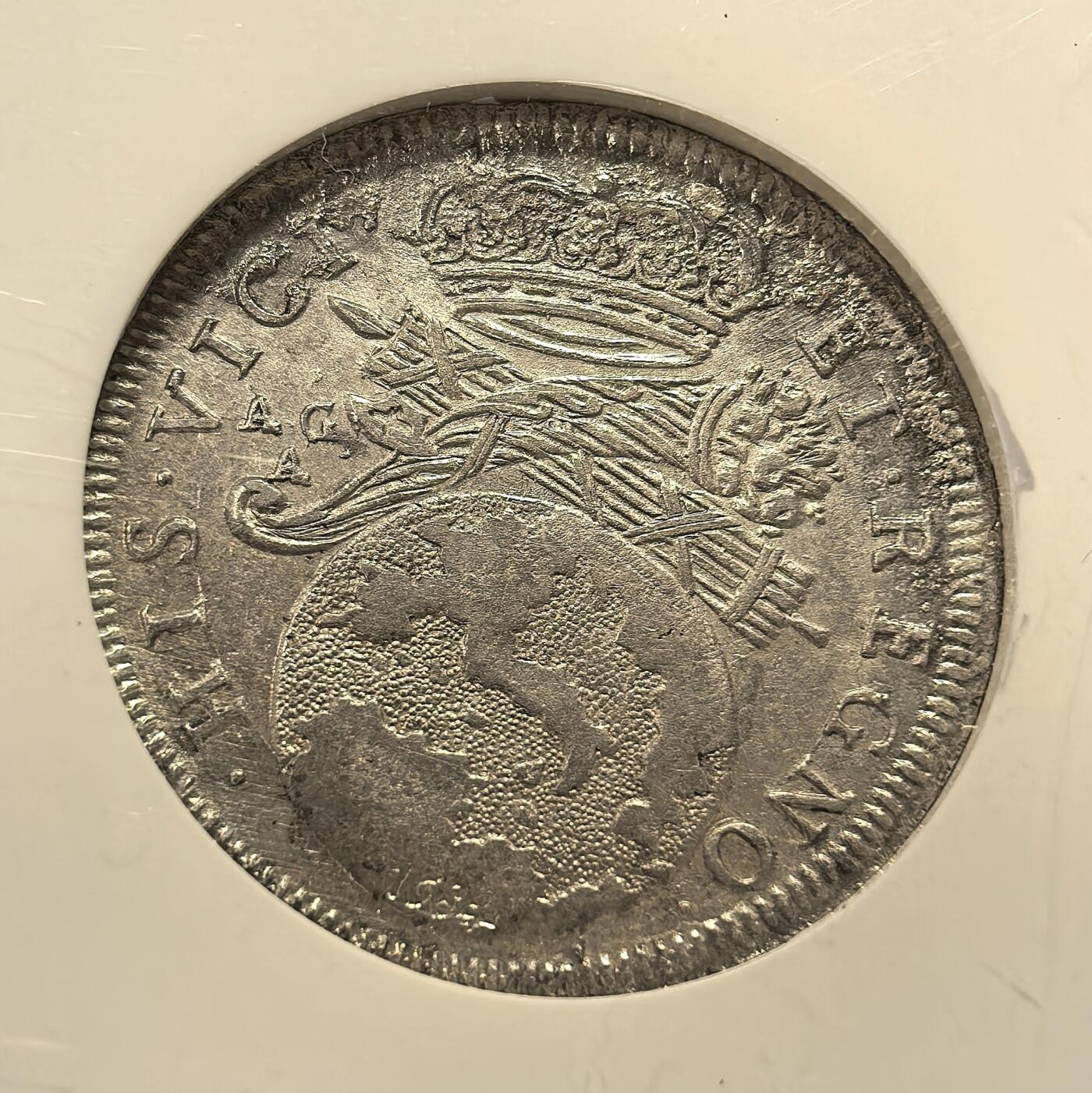 博洋堂世界钱币拍卖第165期（全场包邮） NGC MS62 意大利那不勒斯1684年Tari银币，稀见品种