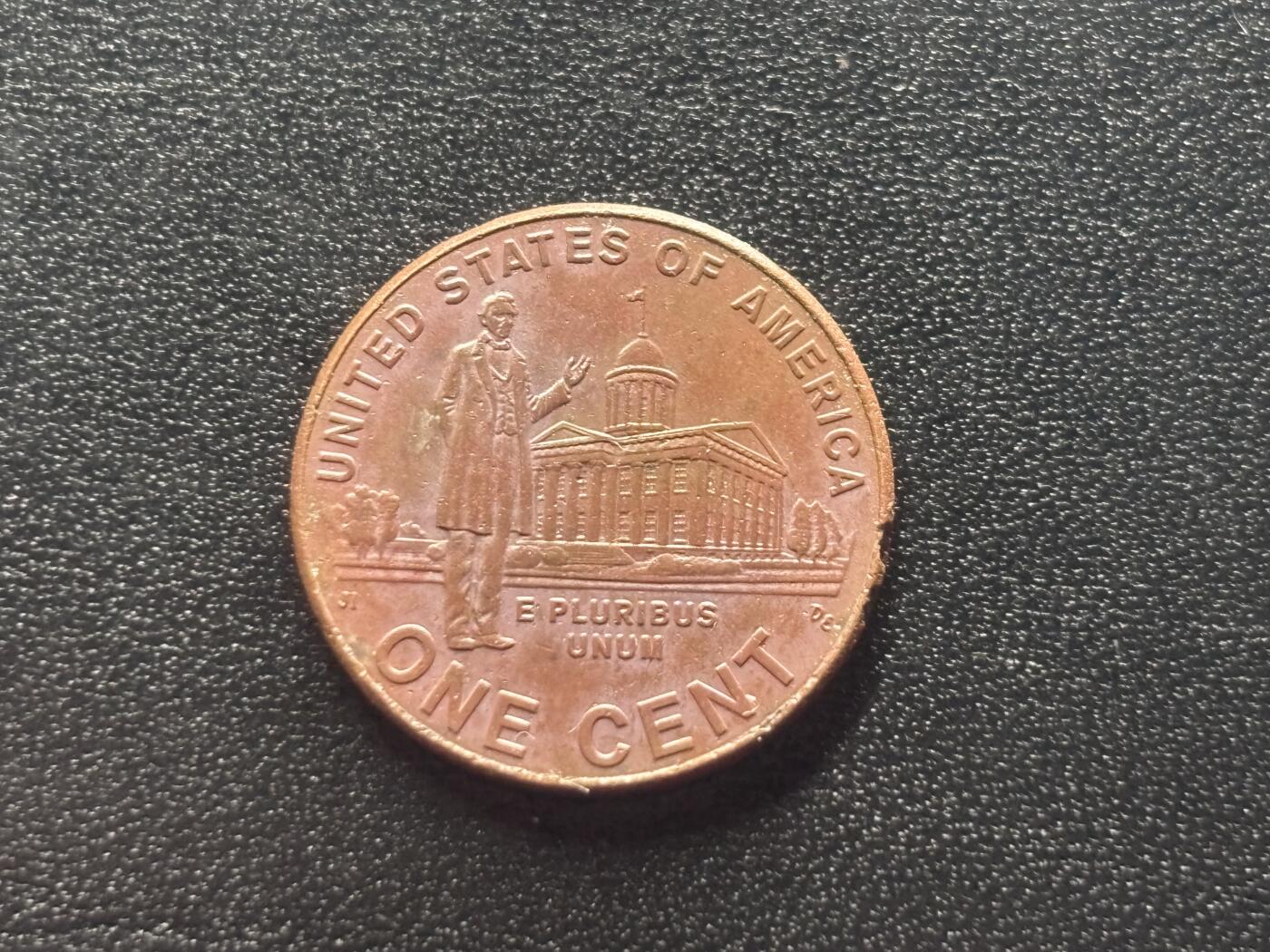 邮泉阁限时拍卖第四十三场（硬币在国外。请付邮费6元。） 美国2009年1分纪念币D版