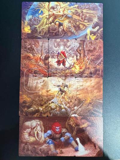 NO.27 好又多金牌大场，每周一站式配齐，方便凑单！（周6晚9点截拍，卖家送拍0抽成！） - 焱卡文化 问道东方 绘藏西游《无胜》四组三拼卡普卡工艺  12张