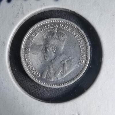 沼泽如烟--第1033场 - 英属纽芬兰1929年五分银币