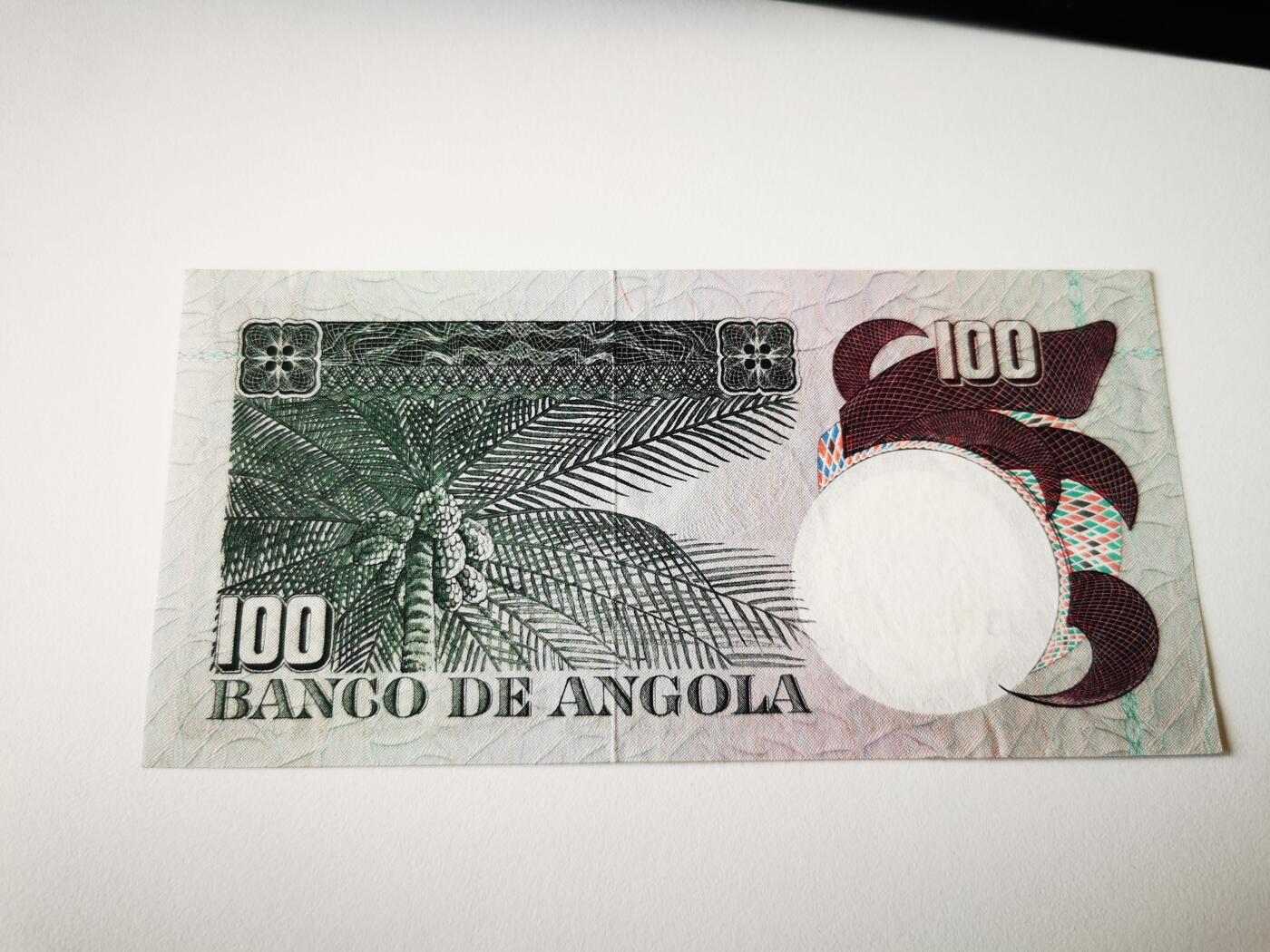 零零发流通品外国纸币拍卖 无佣金 安哥拉100